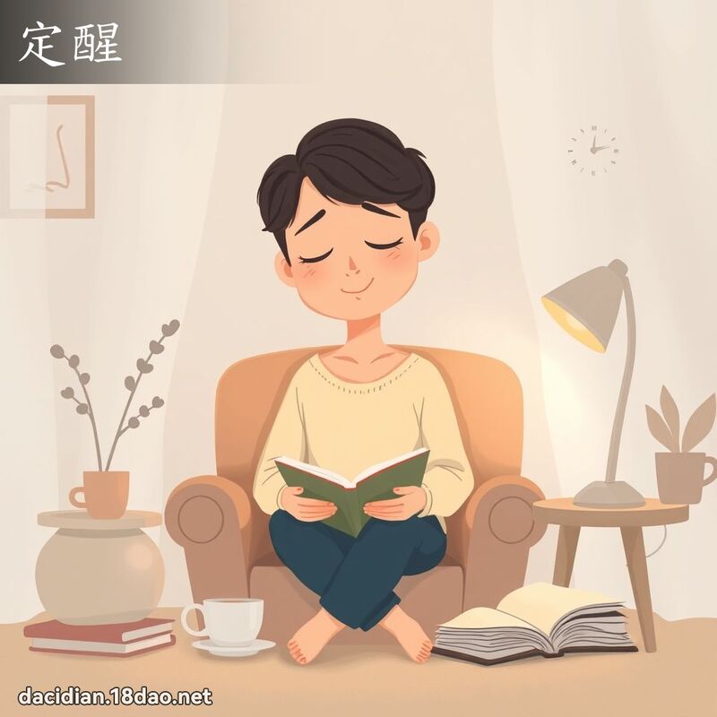 定醒 - 國語大辭典配圖
