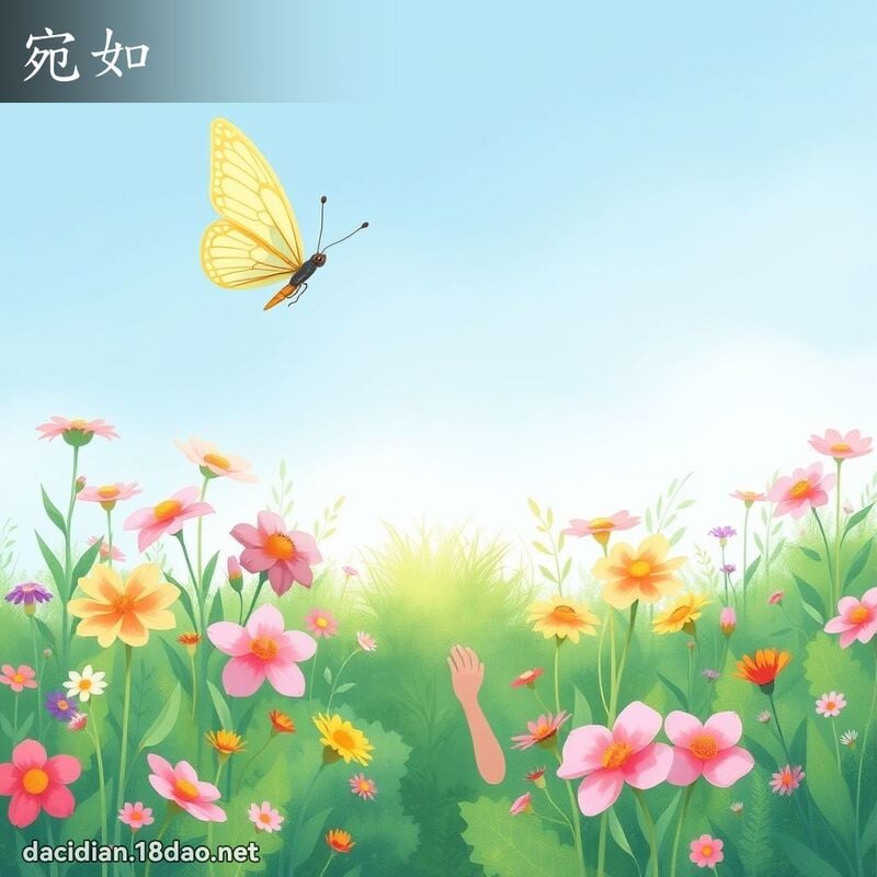宛如 - 國語大辭典配圖