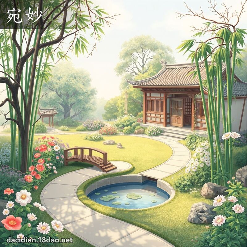 宛妙 - 國語大辭典配圖