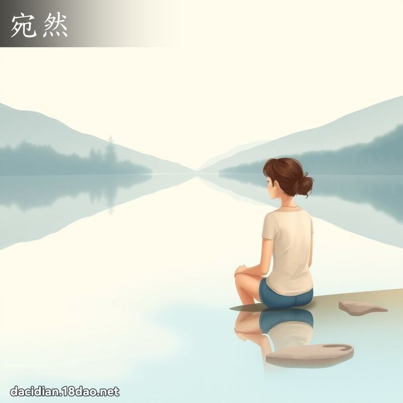 宛然 - 國語大辭典配圖