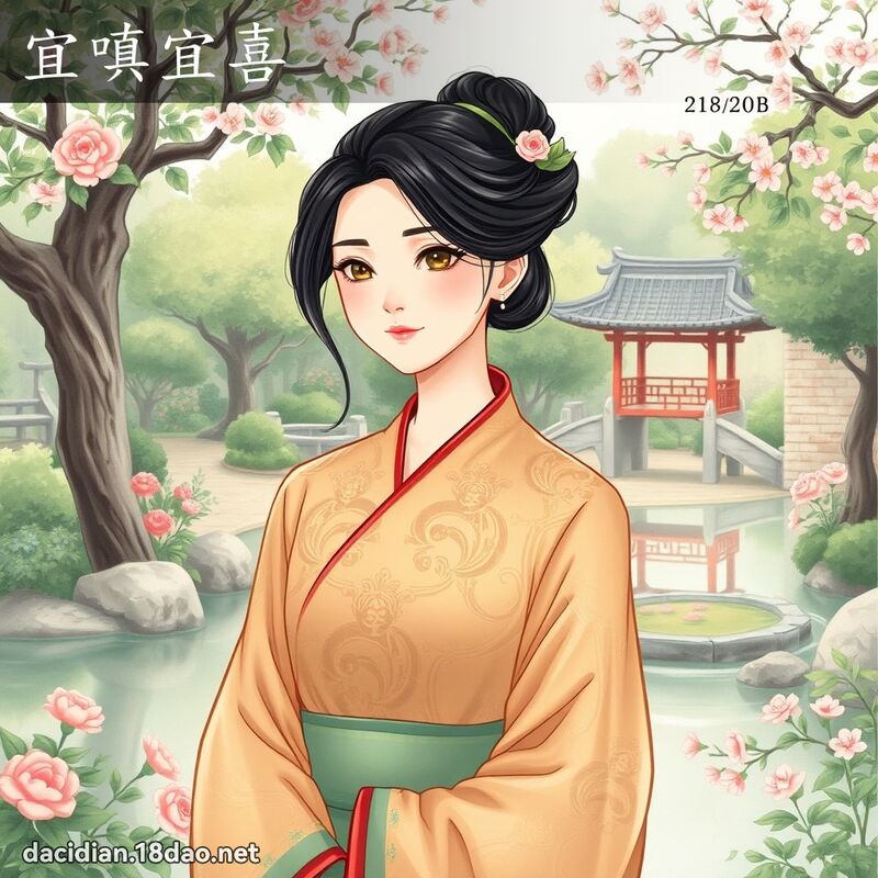 宜嗔宜喜 - 國語大辭典配圖