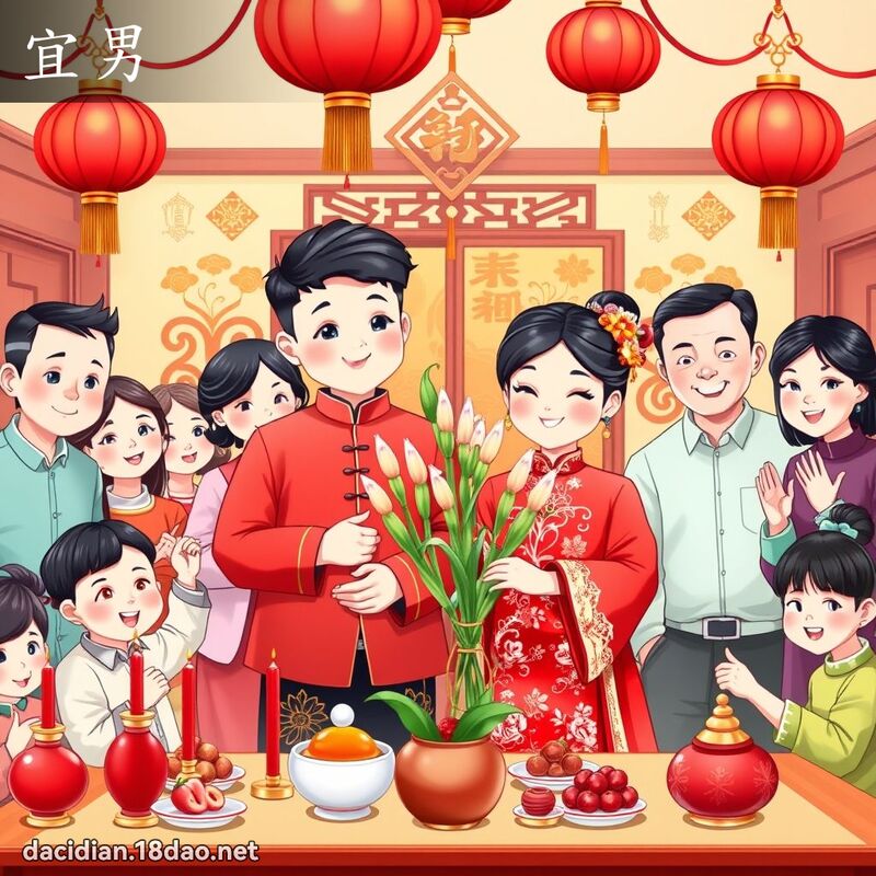 宜男 - 國語大辭典配圖