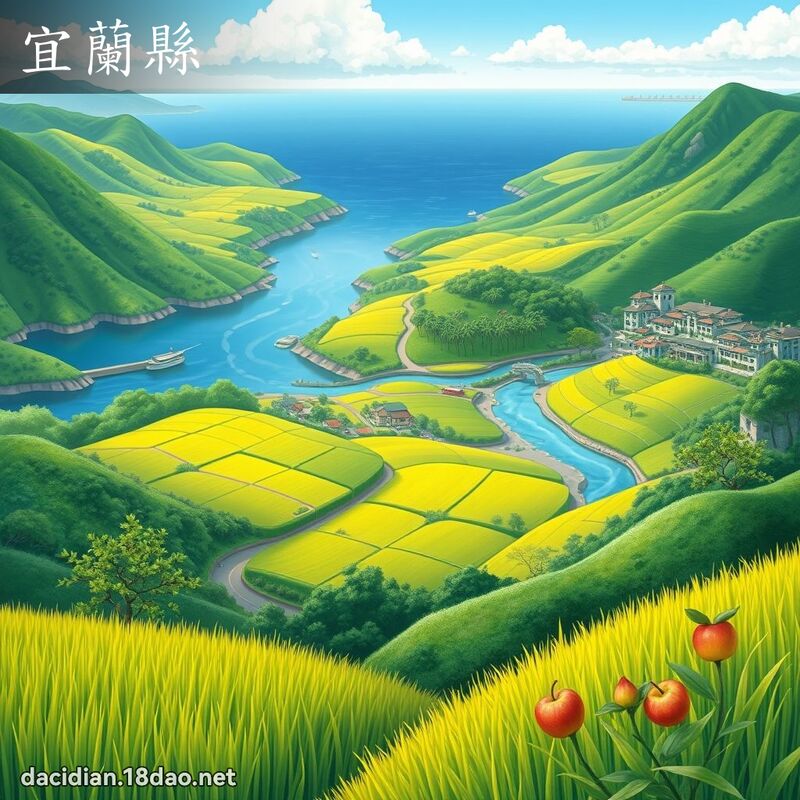 宜蘭縣 - 國語大辭典配圖