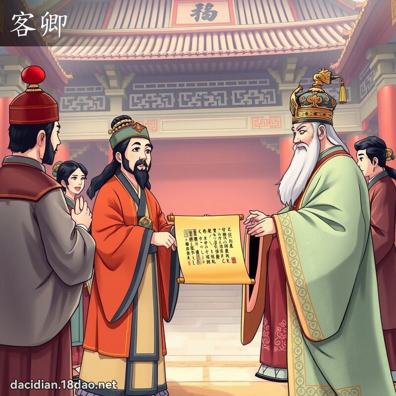 客卿 - 国语大辞典配图