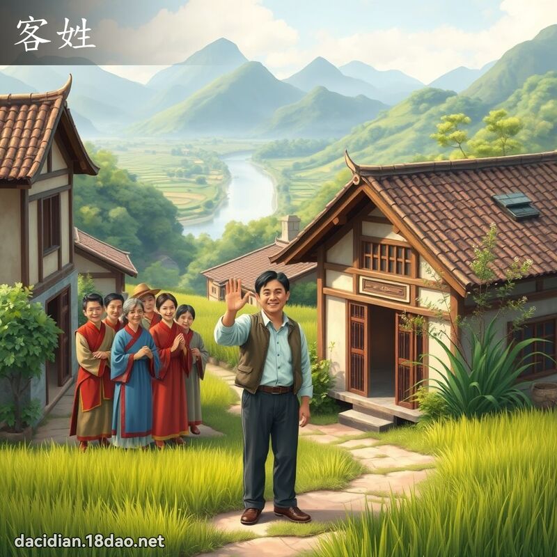 客姓 - 國語大辭典配圖
