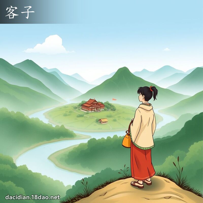 客子 - 國語大辭典配圖