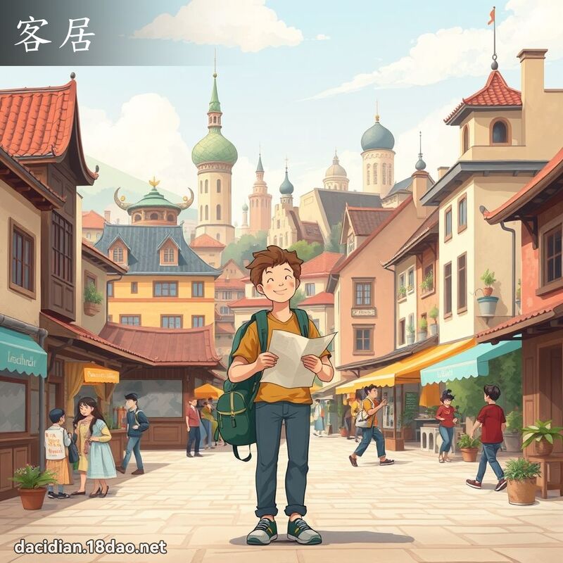 客居 - 国语大辞典配图