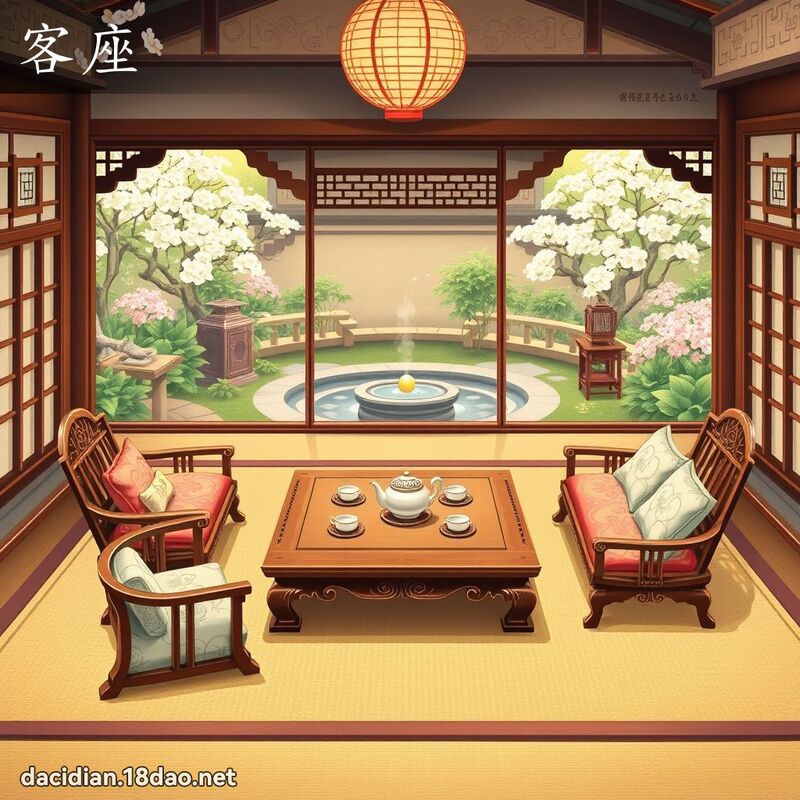 客座 - 國語大辭典配圖