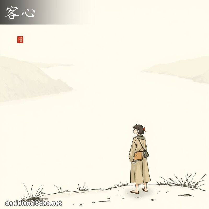 客心 - 国语大辞典配图