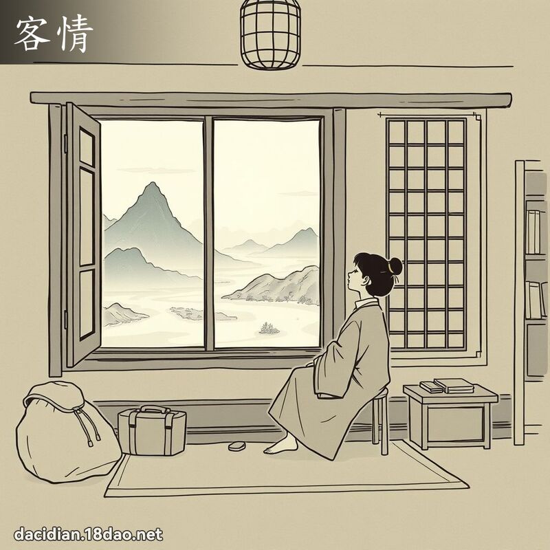 客情 - 國語大辭典配圖