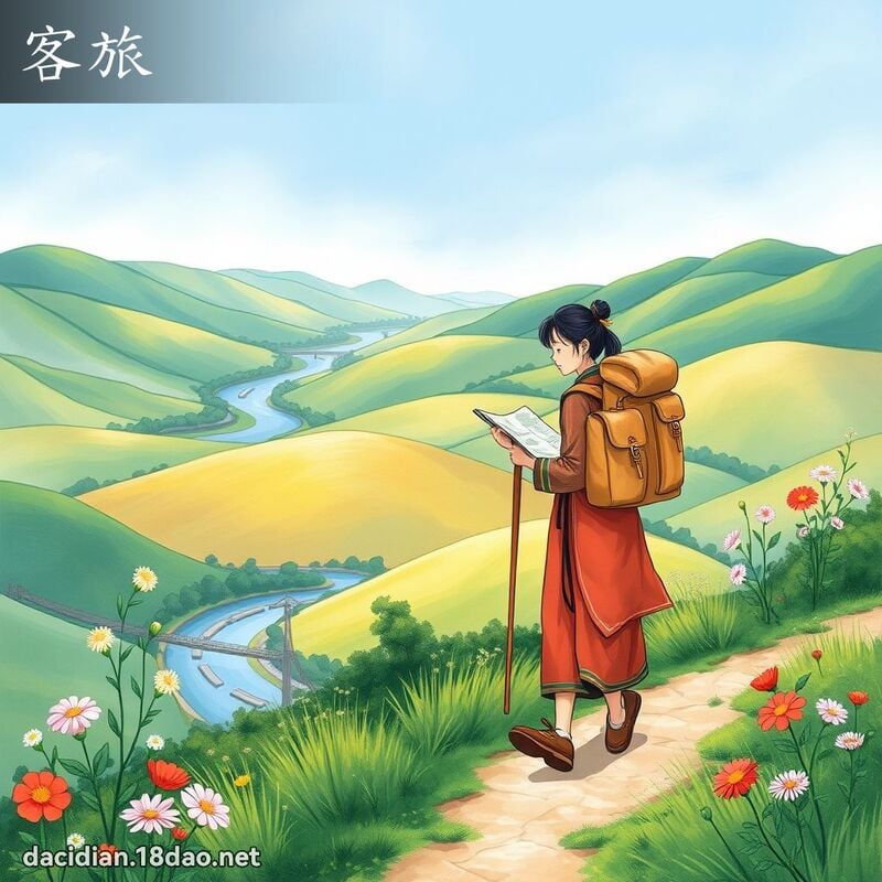 客旅 - 國語大辭典配圖
