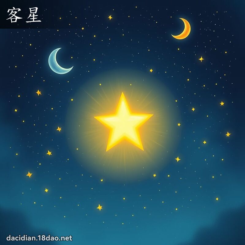 客星 - 國語大辭典配圖