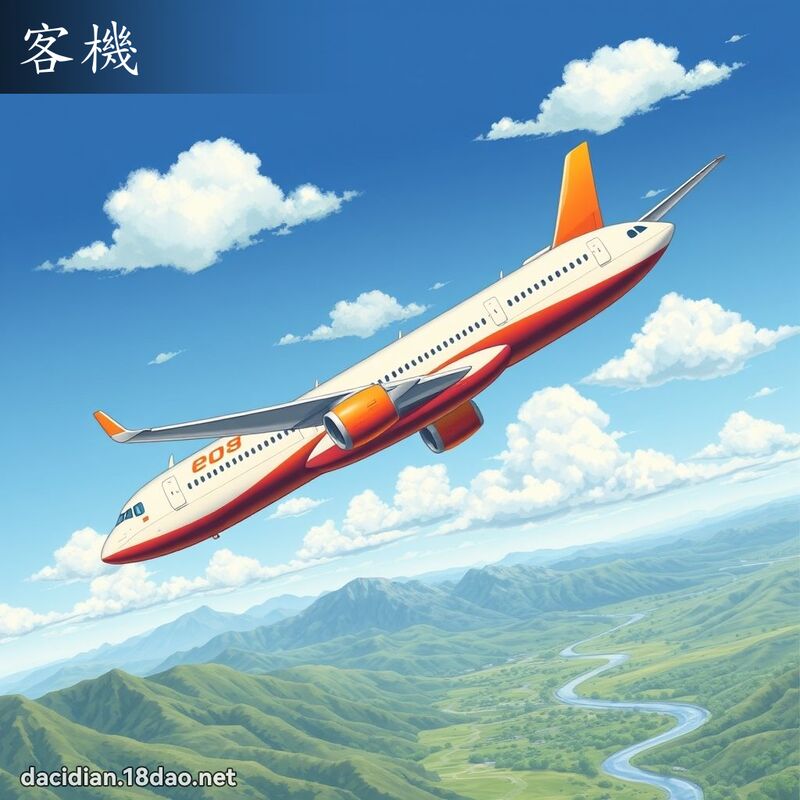 客機 - 國語大辭典配圖
