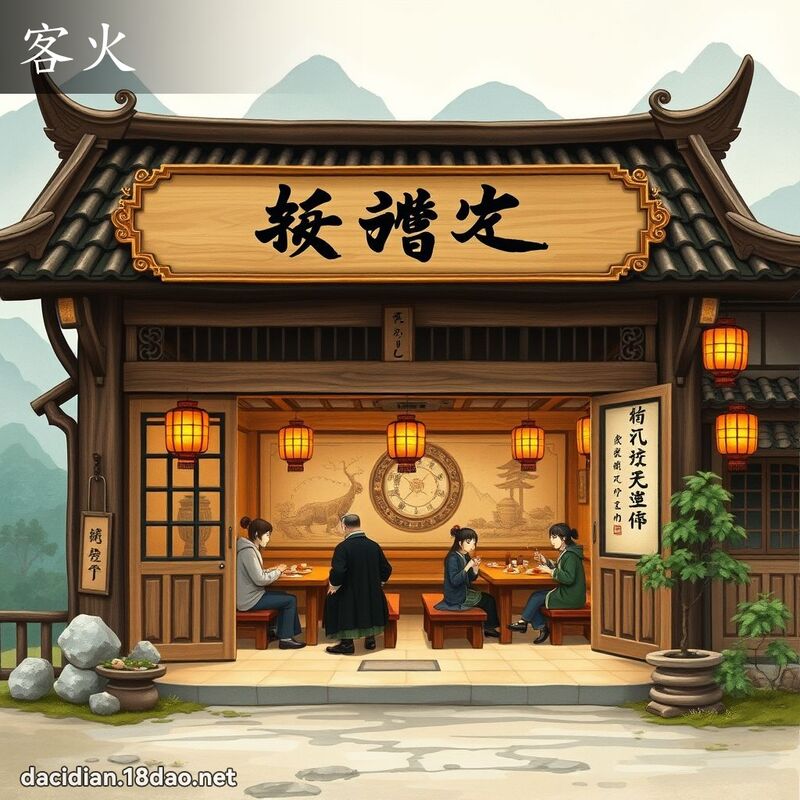 客火 - 國語大辭典配圖