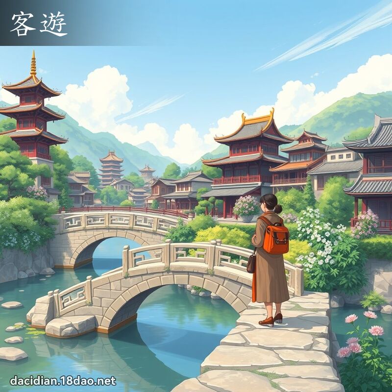 客游 - 国语大辞典配图