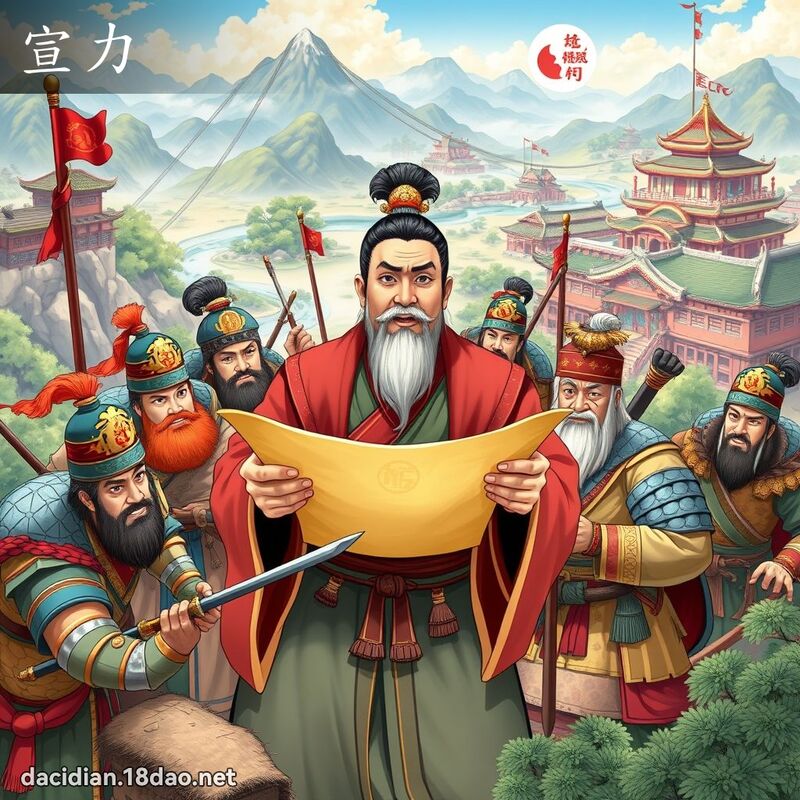宣力 - 國語大辭典配圖