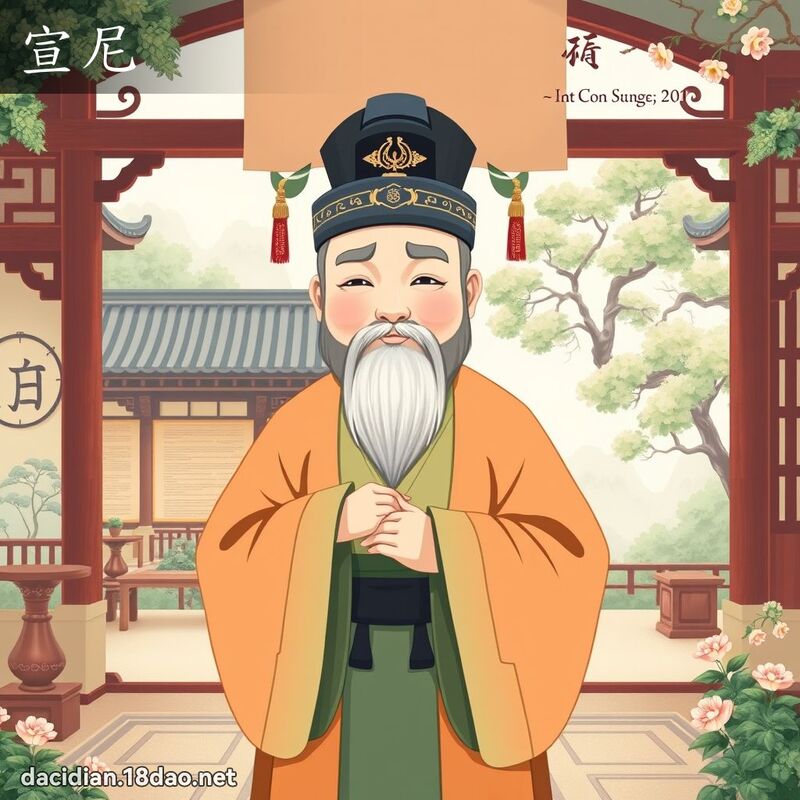 宣尼 - 國語大辭典配圖