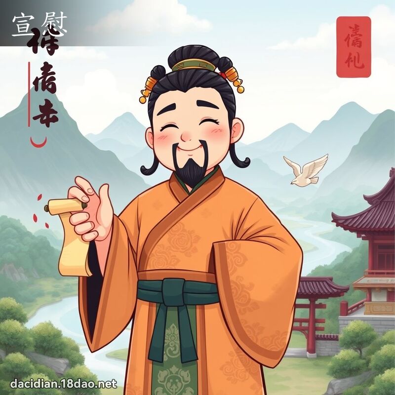 宣慰 - 國語大辭典配圖
