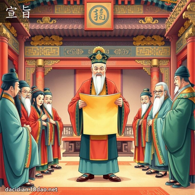宣旨 - 国语大辞典配图
