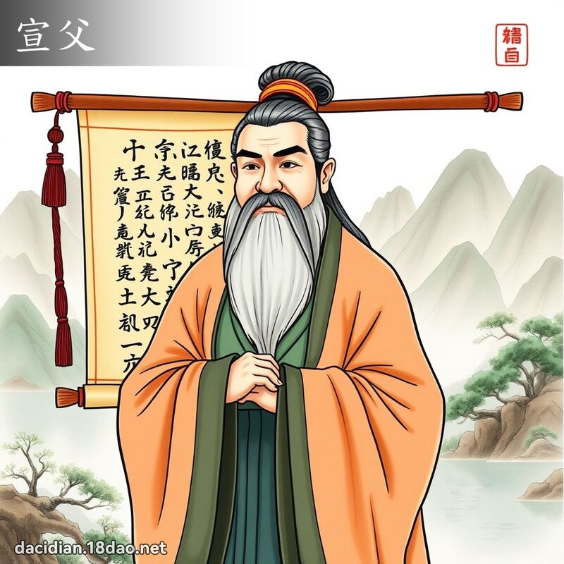 宣父 - 國語大辭典配圖