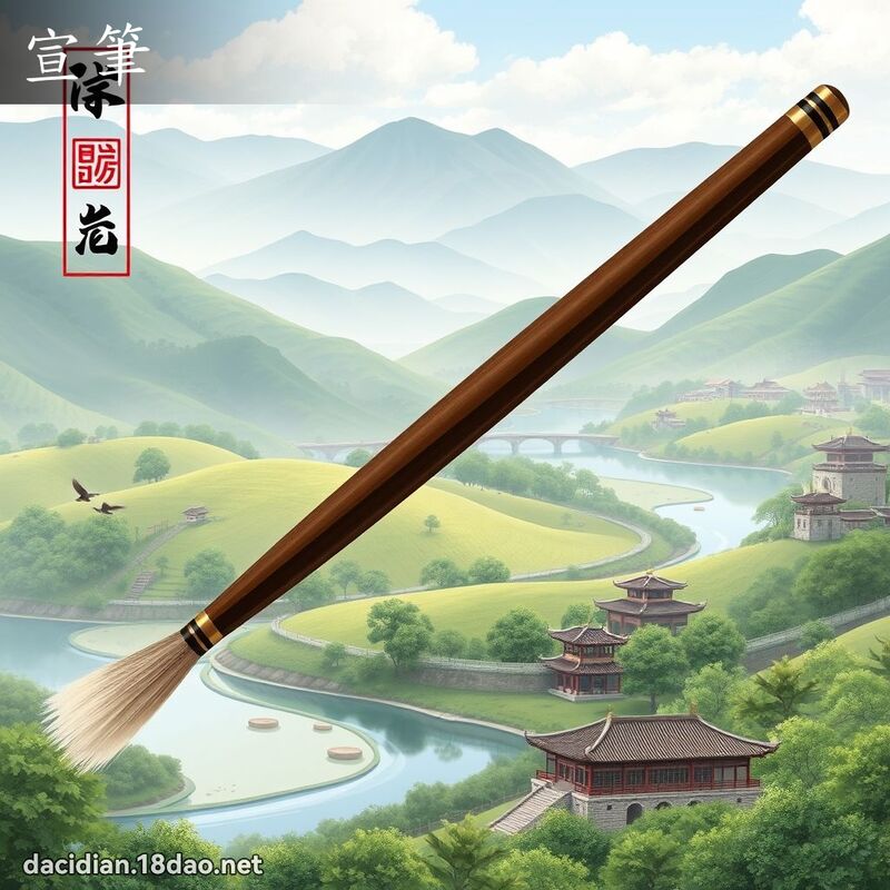 宣筆 - 國語大辭典配圖