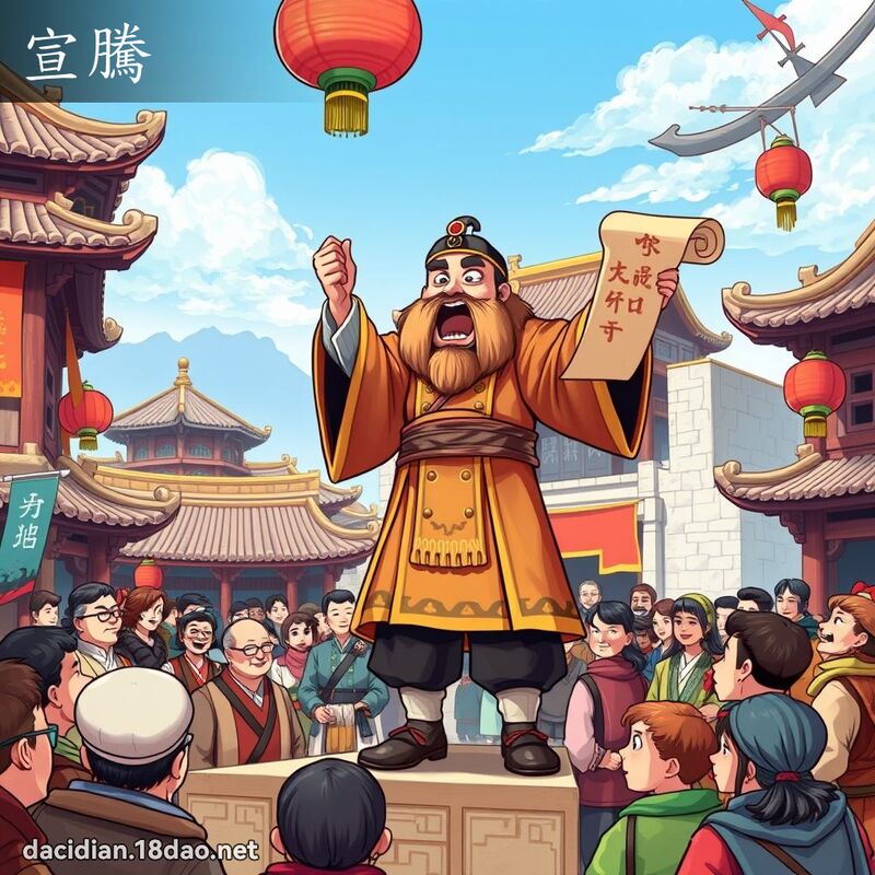 詞語: 宣騰 (多意詞)