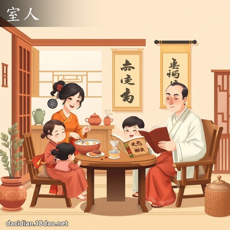 室人 - 国语大辞典配图
