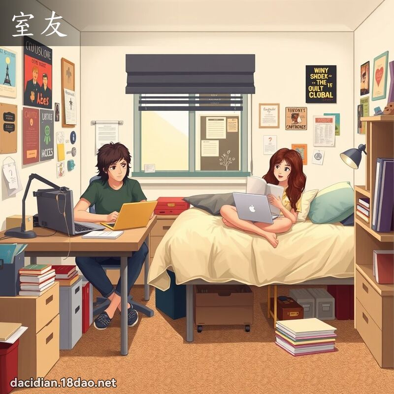 室友 - 國語大辭典配圖