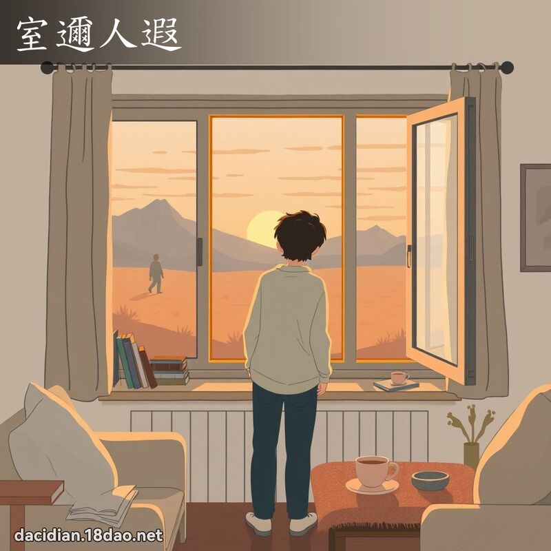 室邇人遐 - 国语大辞典配图