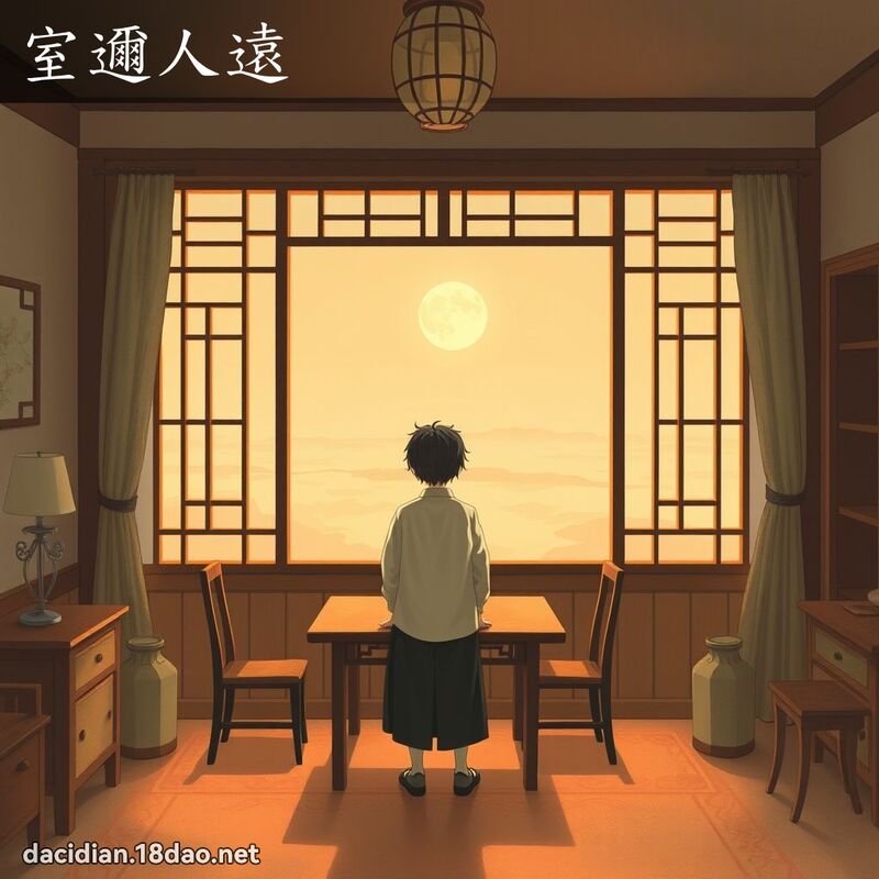 室邇人远 - 国语大辞典配图