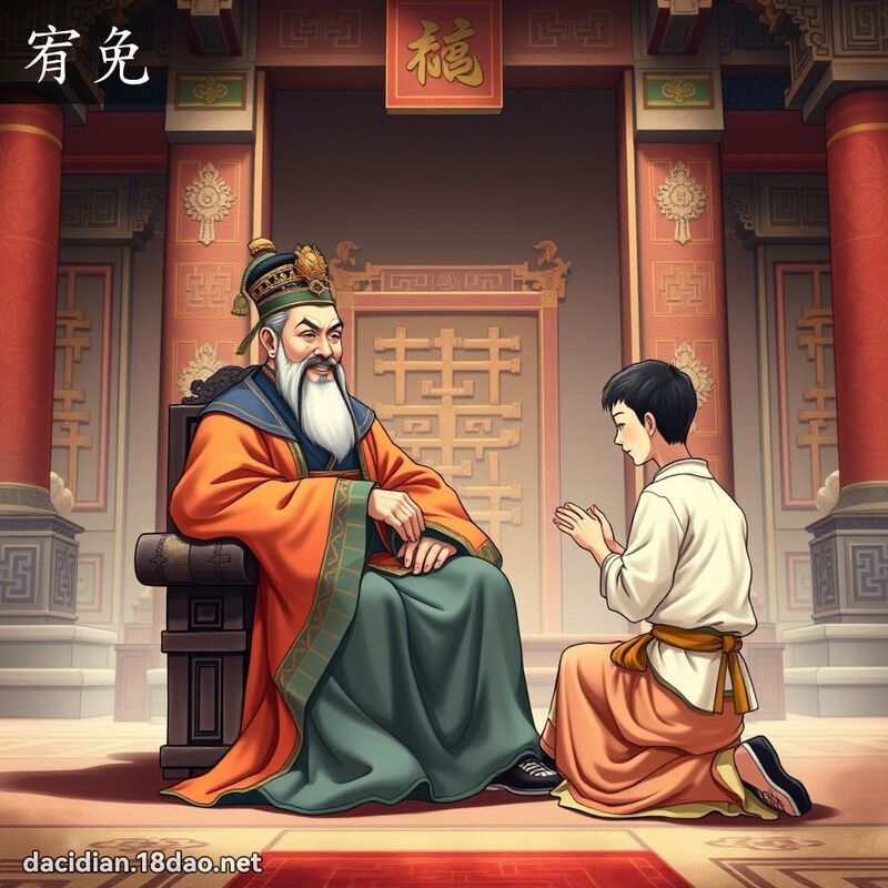 宥免 - 国语大辞典配图