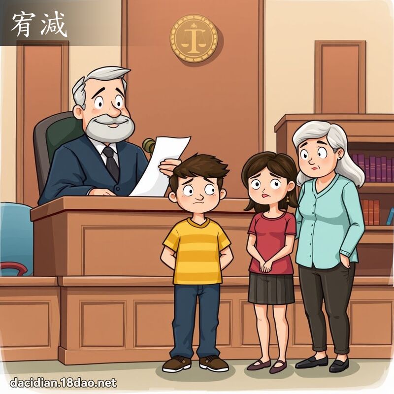 宥减 - 国语大辞典配图