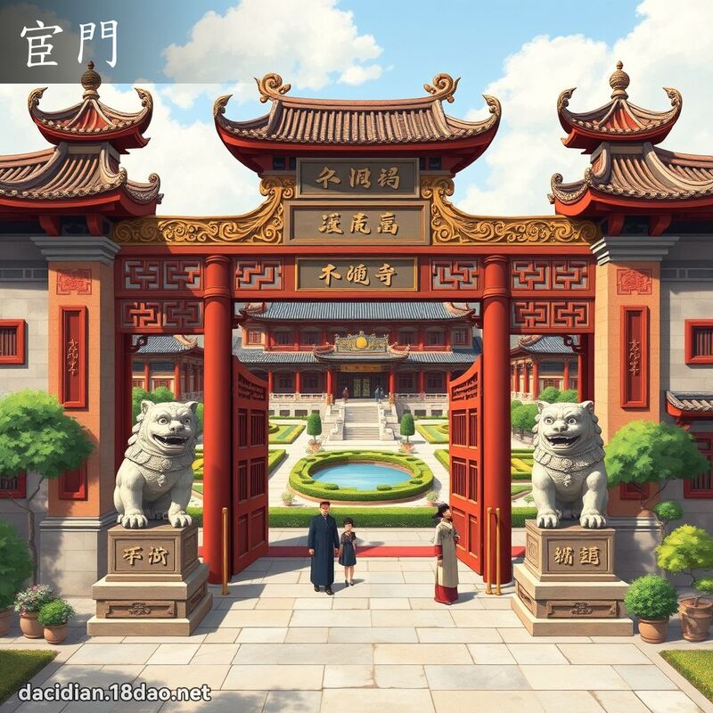 宦门 - 国语大辞典配图