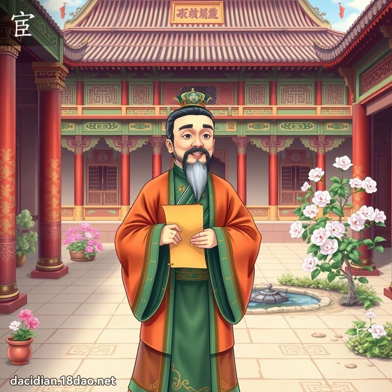 宦 - 國語大辭典配圖