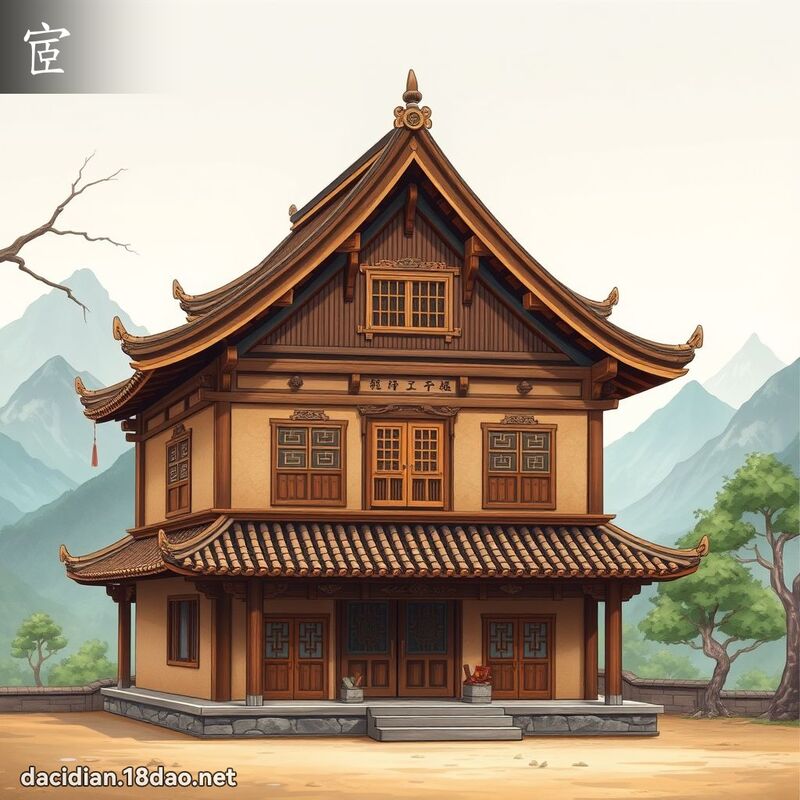 宧 - 国语大辞典配图