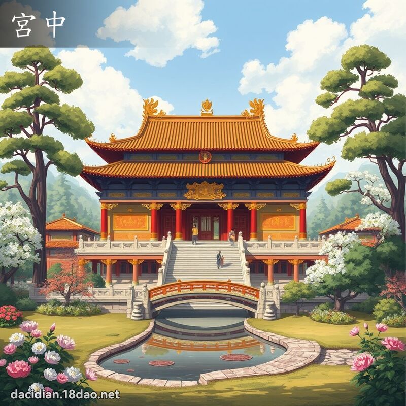 宮中 - 國語大辭典配圖
