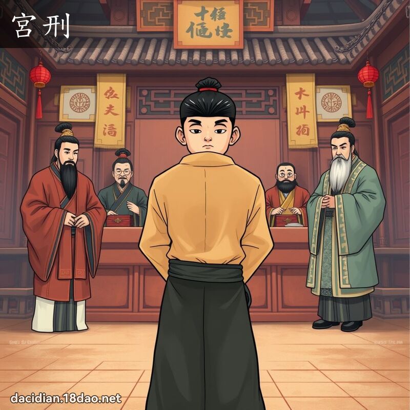 宫刑 - 国语大辞典配图