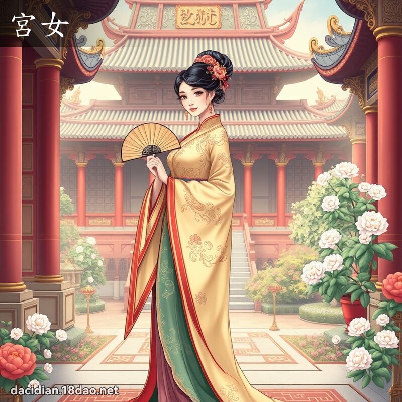 宮女 - 國語大辭典配圖
