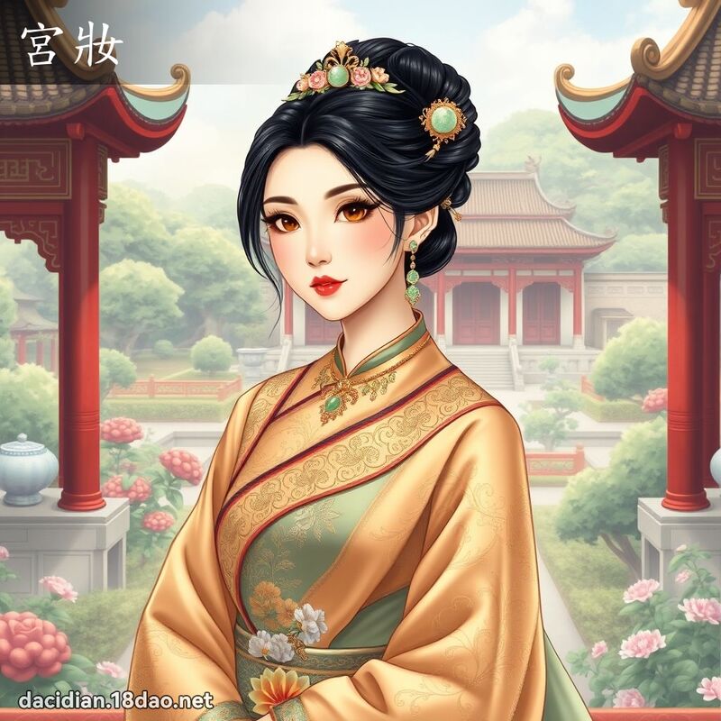 宮妝 - 國語大辭典配圖