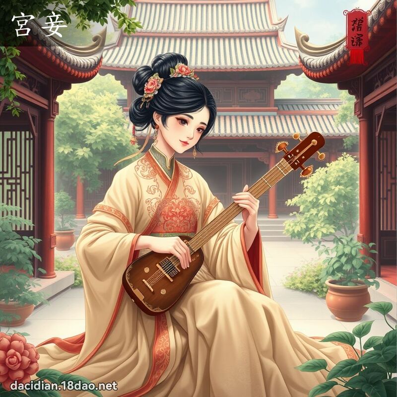 宮妾 - 國語大辭典配圖