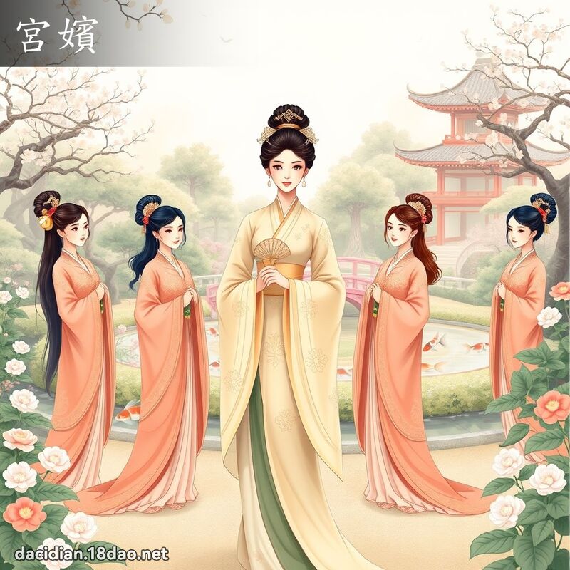 宮嬪 - 國語大辭典配圖