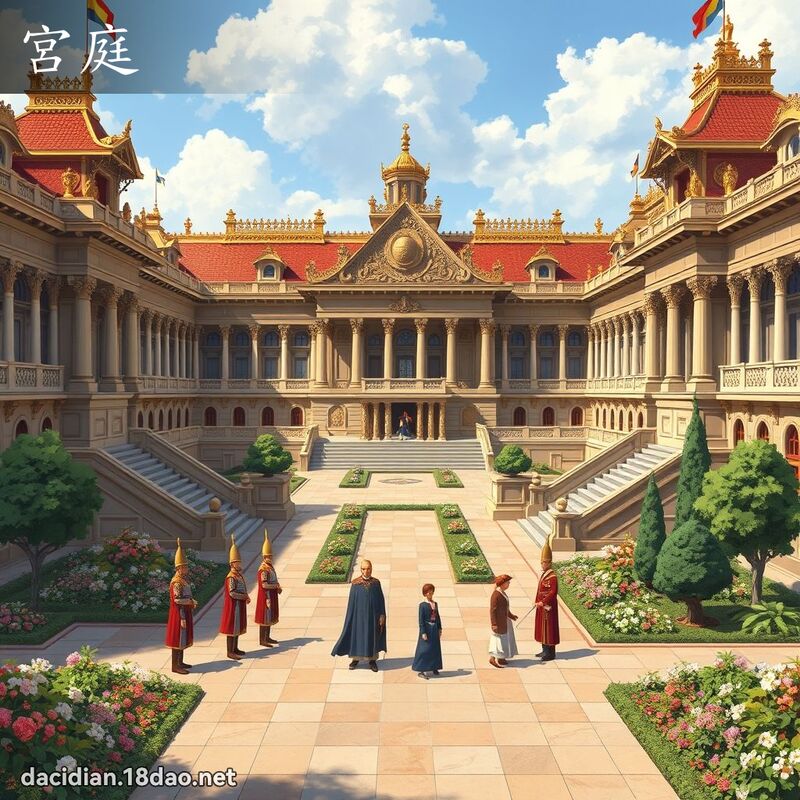 宮庭 - 國語大辭典配圖