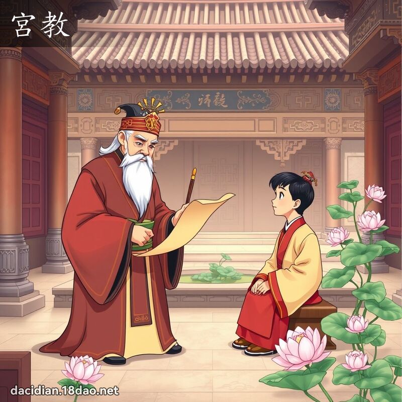 宮教 - 國語大辭典配圖