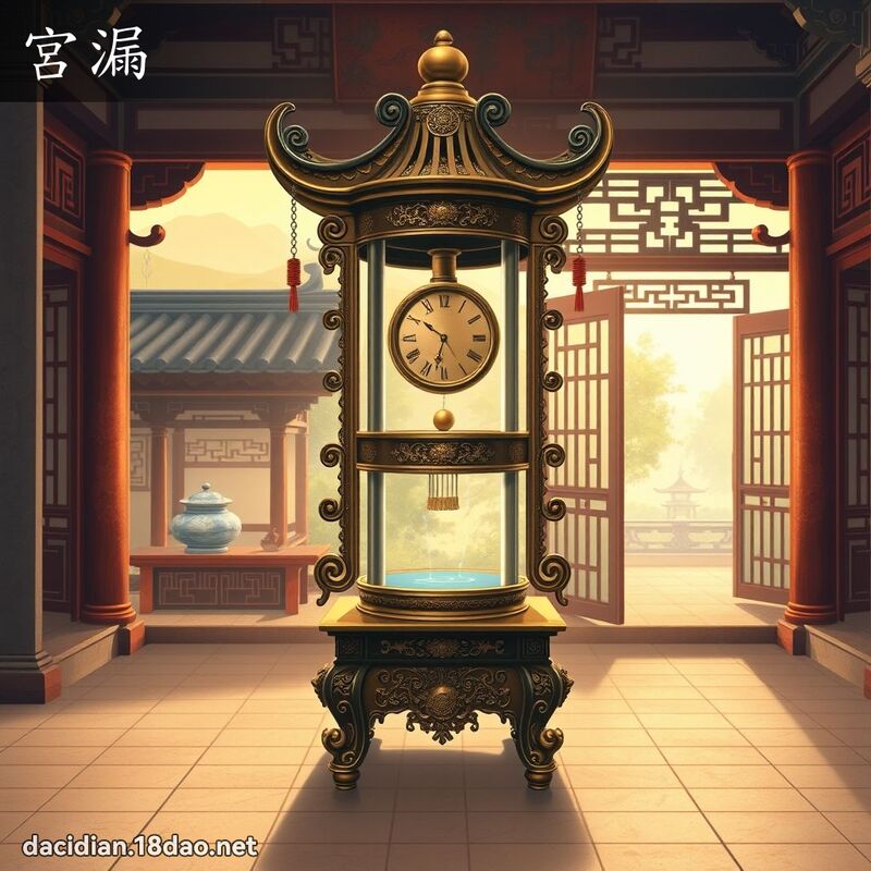 宮漏 - 國語大辭典配圖