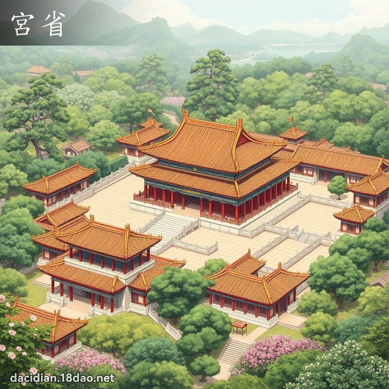 宮省 - 國語大辭典配圖