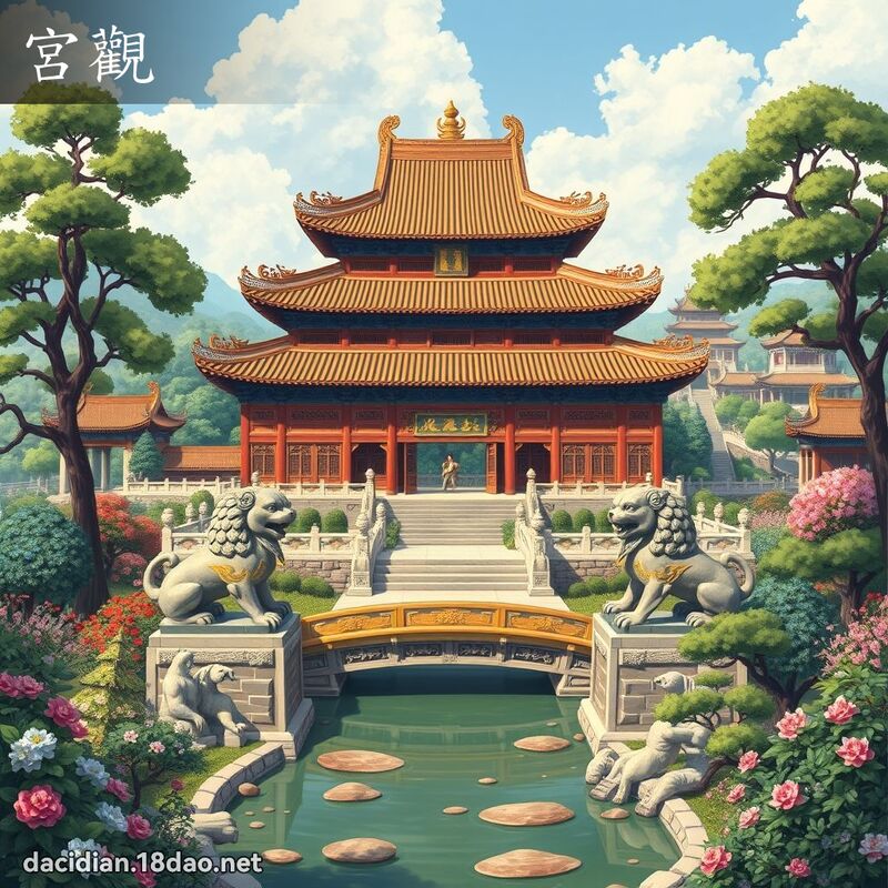 宮觀 - 國語大辭典配圖