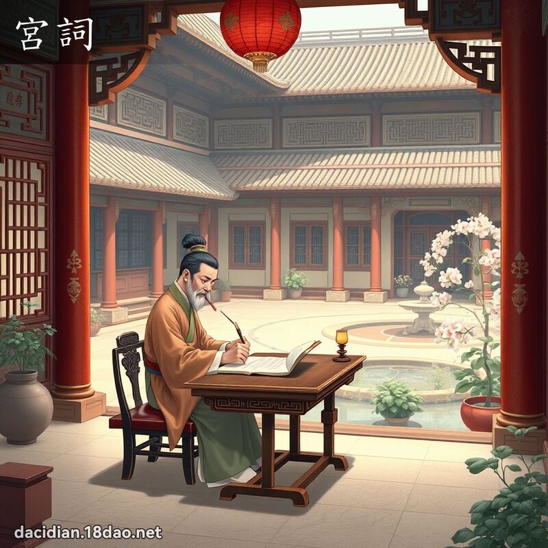 宫词 - 国语大辞典配图