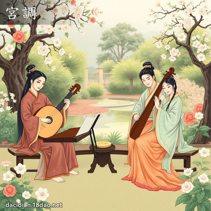 宮調 - 國語大辭典配圖