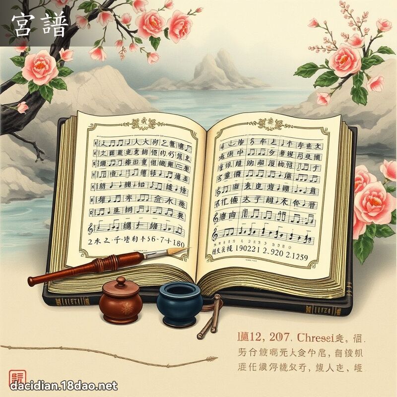 宫谱 - 国语大辞典配图