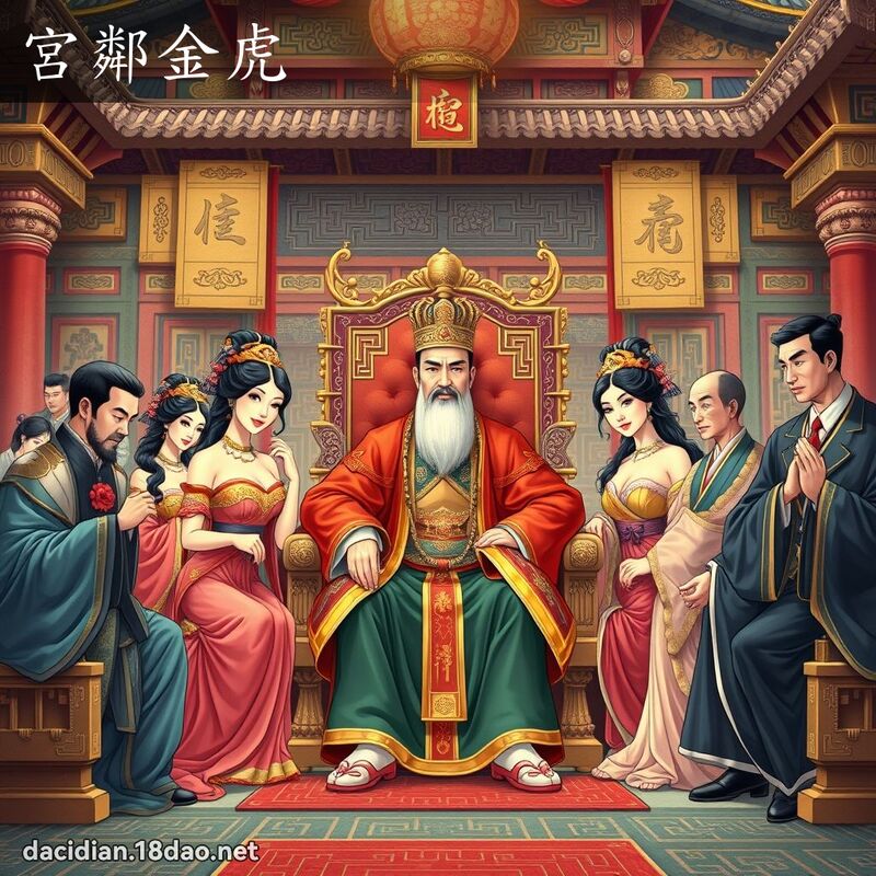 宮鄰金虎 - 國語大辭典配圖